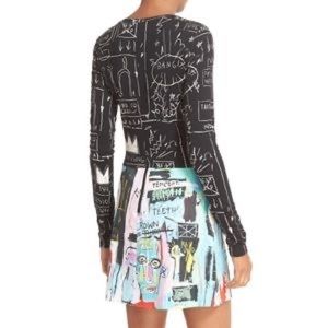 Alice and Olivia x Basquiat collection top